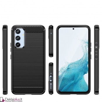 Carbon guminis dėklas - juodas (Samsung A54 5G) Carbon guminis dėklas - juodas (Samsung A54 5G)